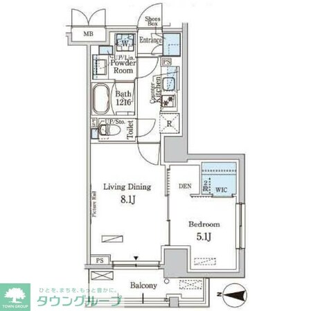 パークアクシス本所吾妻橋サウスレジデンスの物件間取画像